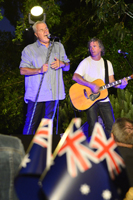 Daryl Braithwaite performs at Government House